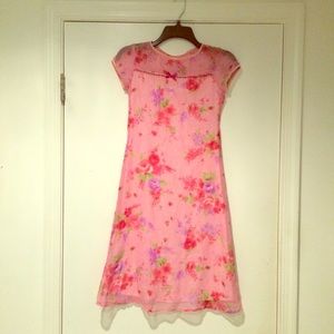 Pink Floral Dress